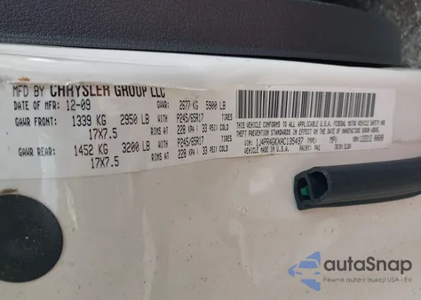 2010 Jeep Grand Cherokee Laredo z USA, uszkodzony, nr VIN 1J4PR4GKXAC135497